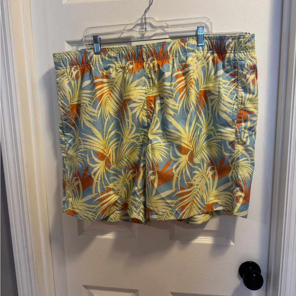 Tropical Print Men's Shorts